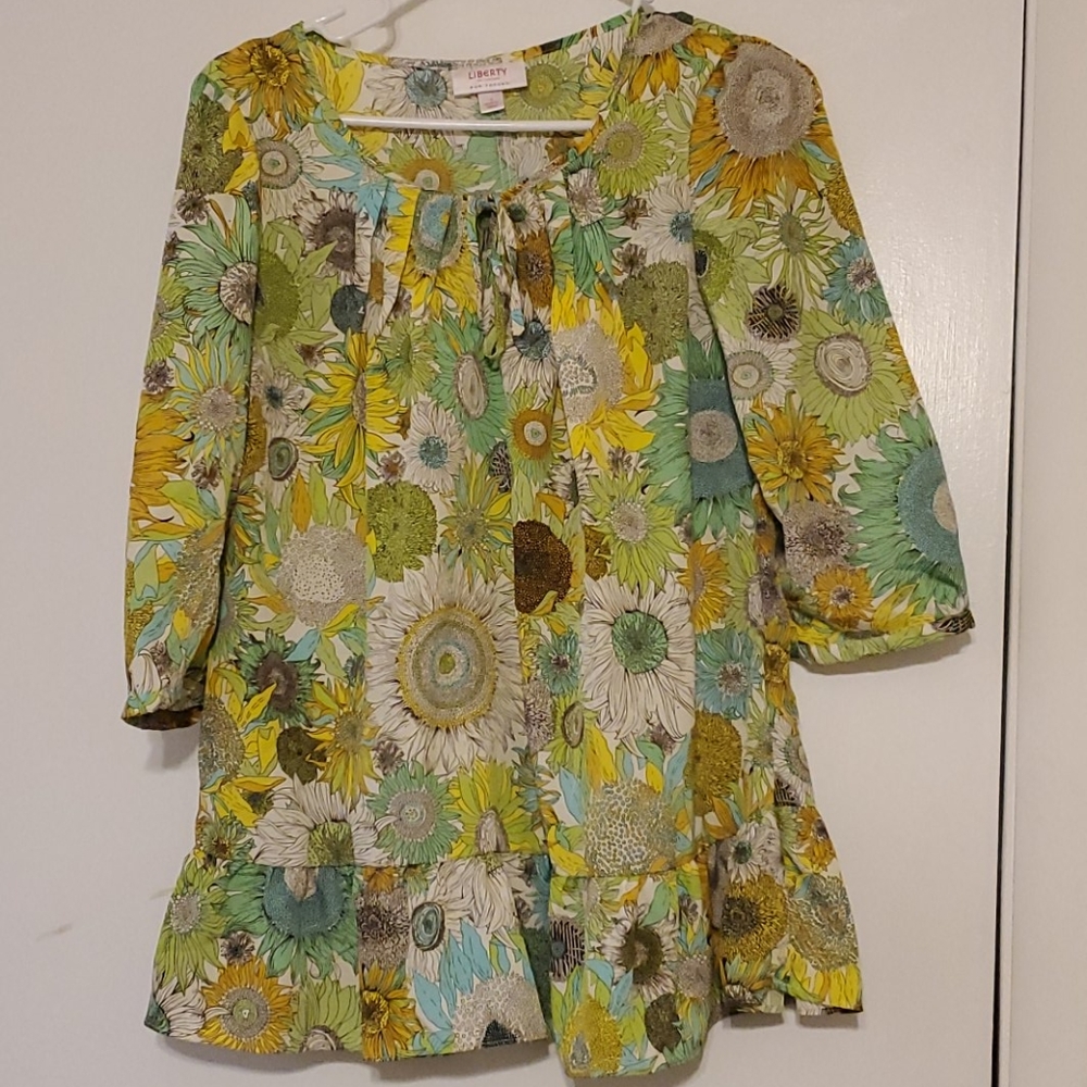 Liberty of London for target boho blouse sz s